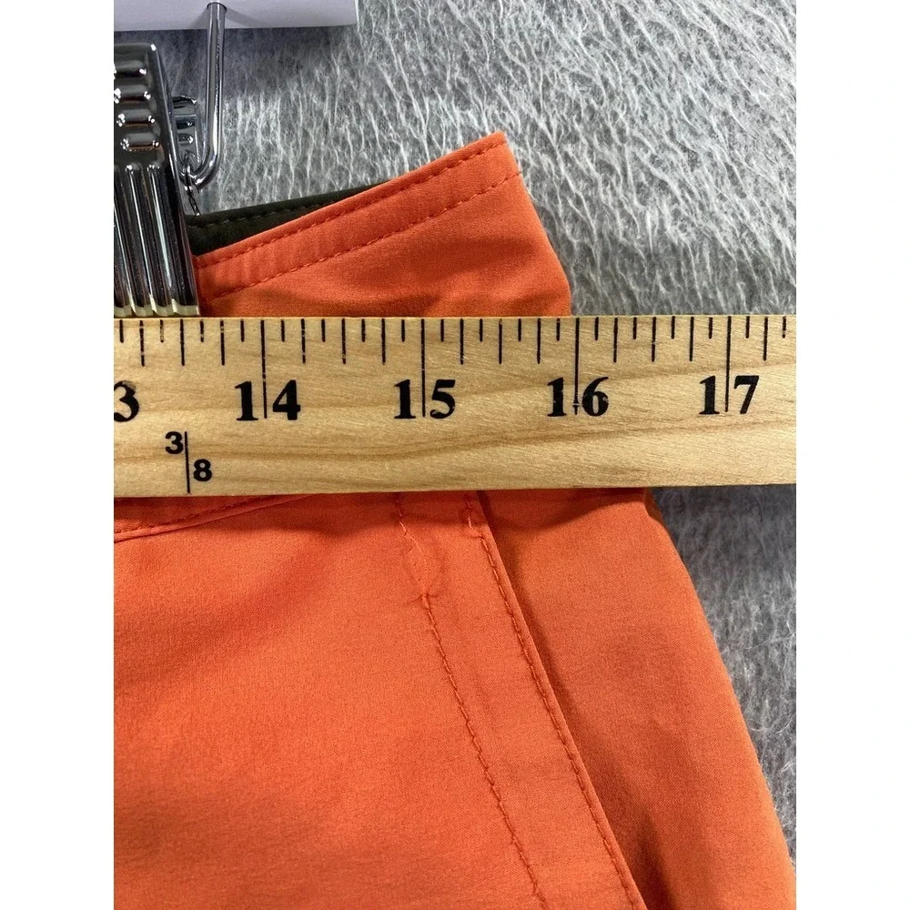 Stio CFS Board Shorts Mens 30 Orange Drawstring Zip Pocket Beach Swimming
